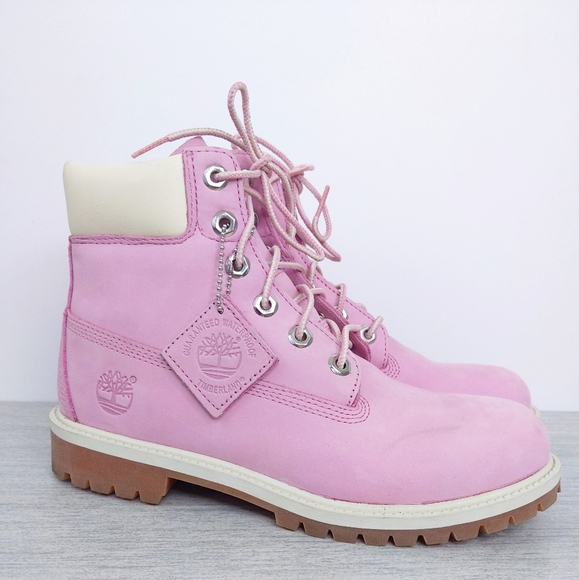 Timberland Shoes - Timberland Pink Waterproof Nubuck Hiking Boots 6.5